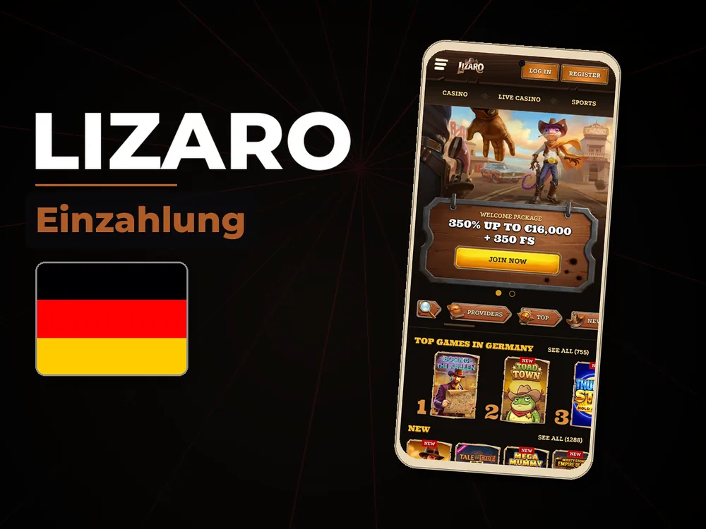 lizaro - Einzahlung