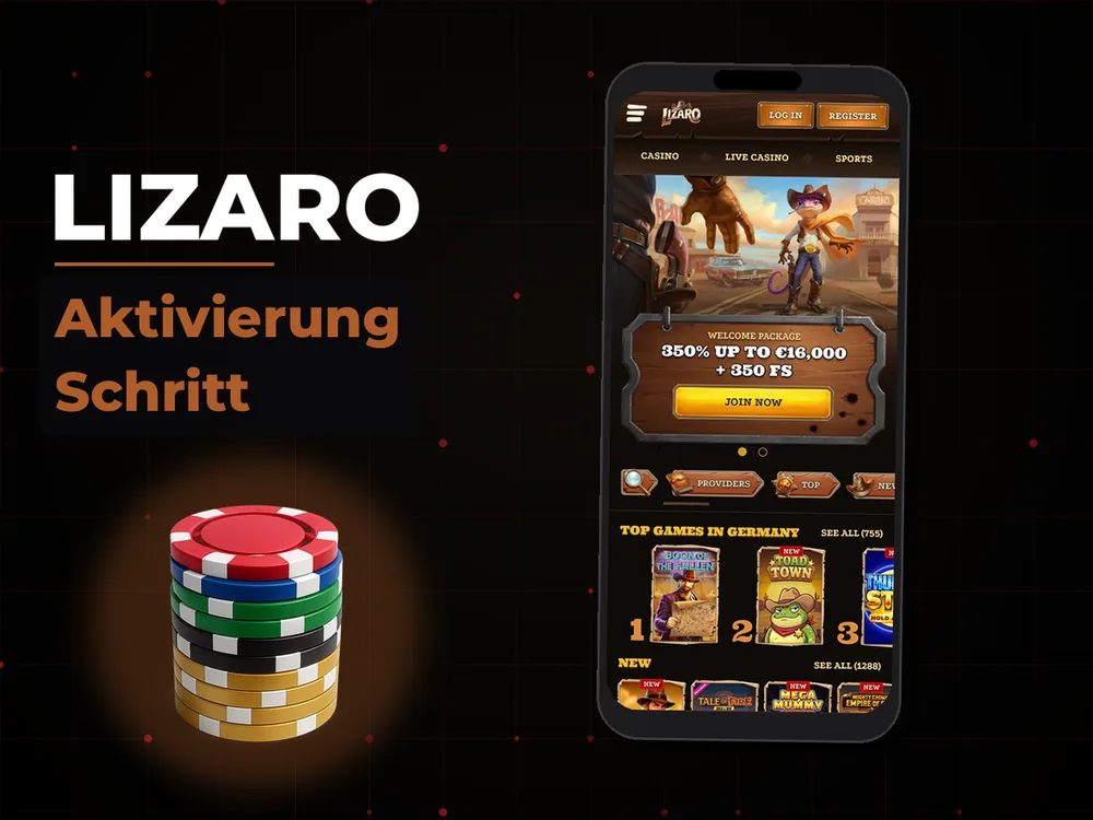 lizaro - Aktivierung Schritt